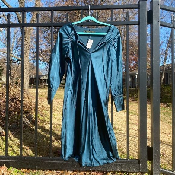 A Common Thread Silk Dress NWT - Picture 1 of 10